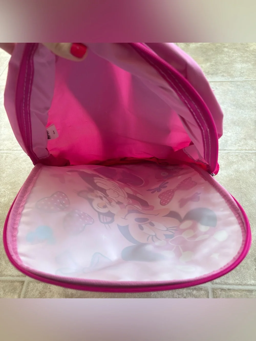 Disney Pink Minnie Mouse Kids Backpack